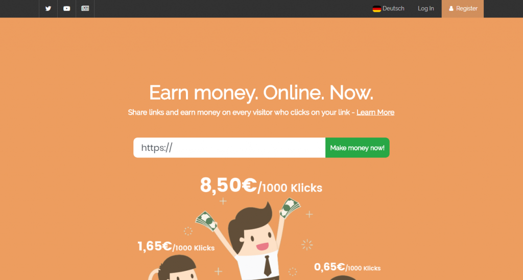 Linkvertise.net - Earn Money from links