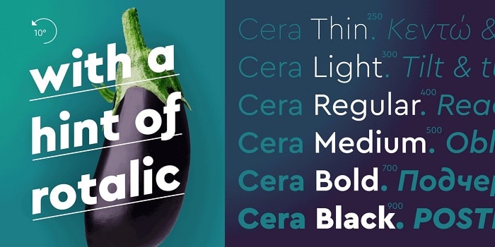 Cera Pro Font Family Free Download