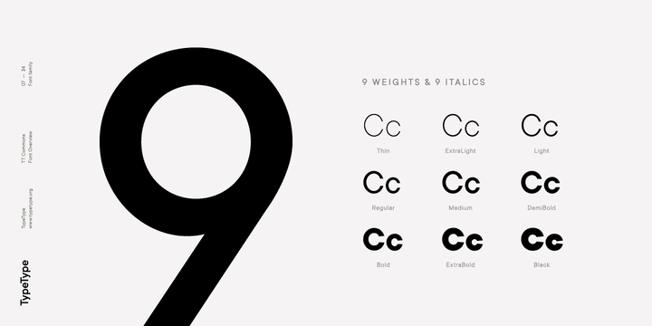 TT Commons Font Family Free Download