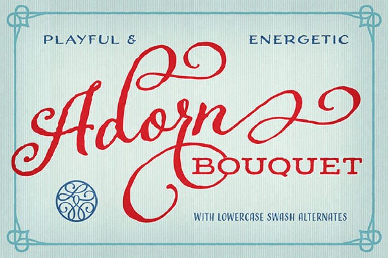 Adorn Font Collection Free Download