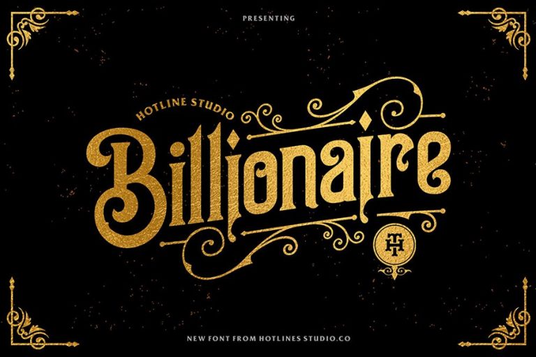 Billionaire Font Family Free Download
