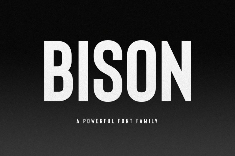 Bison Font Family Free Download