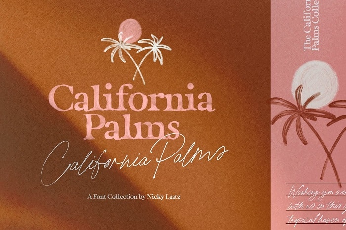 California Palms Font Family Free Download