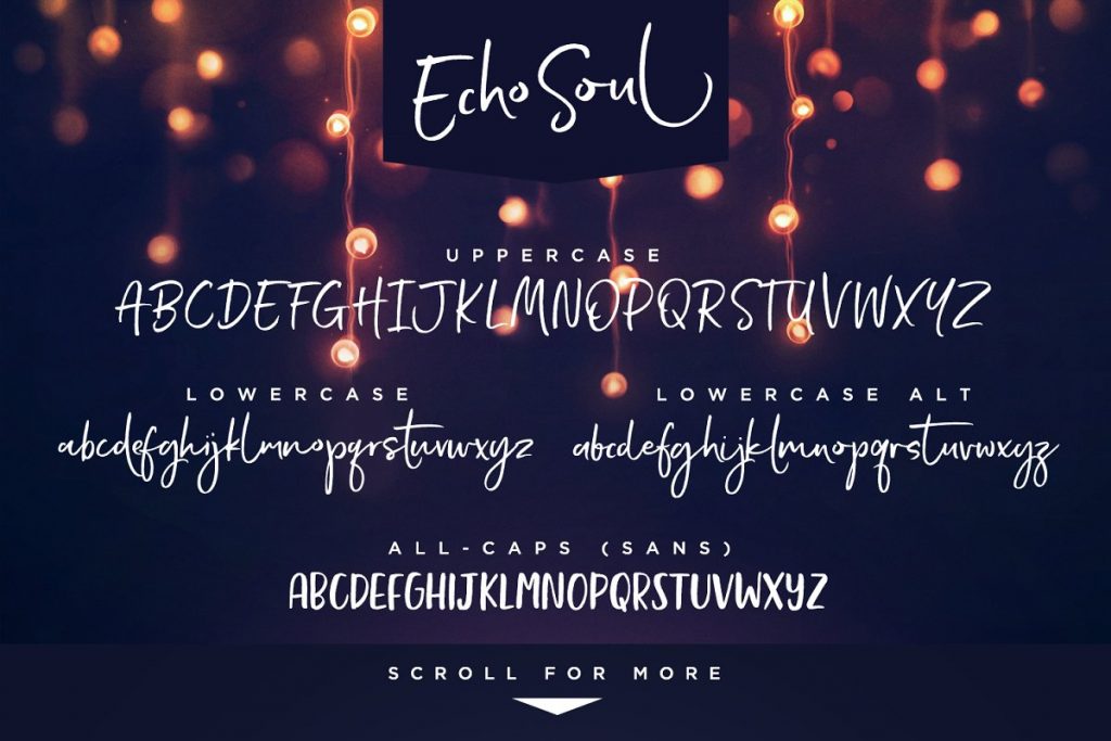 Echo Soul Font Family Free Download