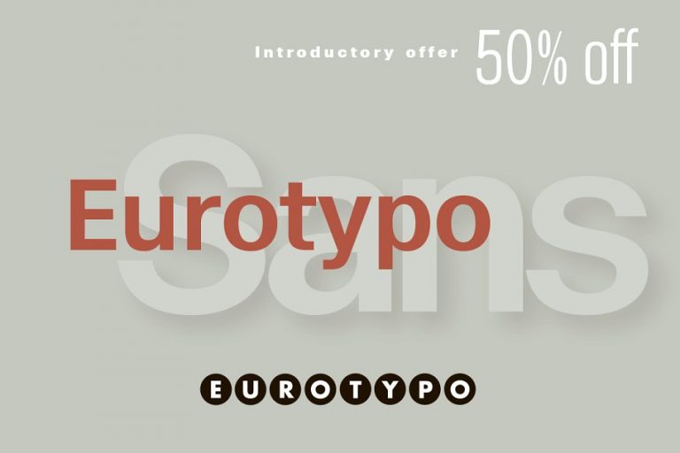 Eurotypo Sans Font Family Free Download
