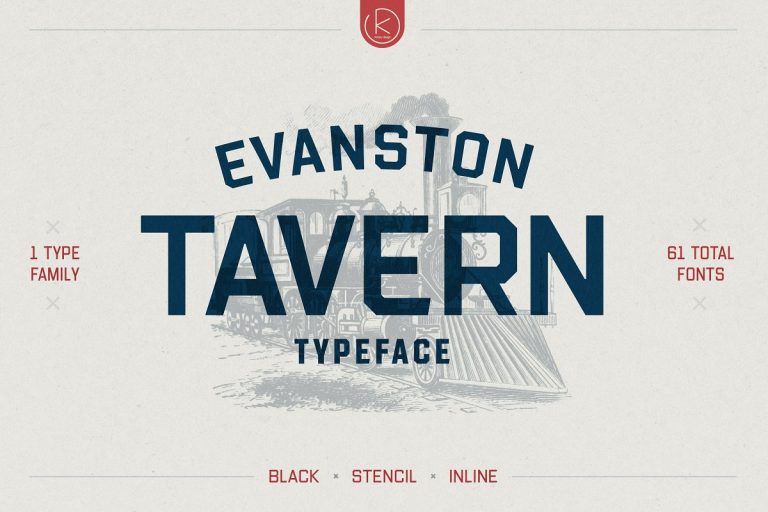 Evanston Tavern Font Family Free Download