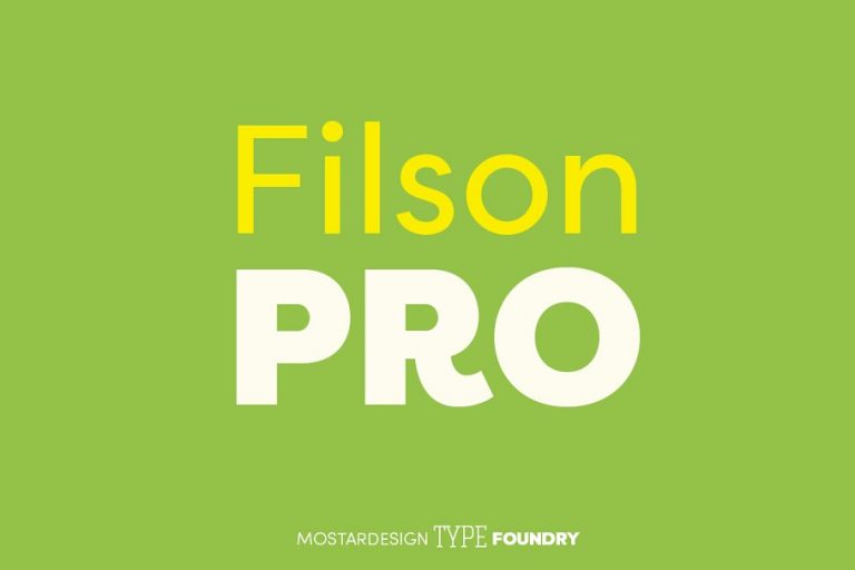Filson Pro Font Family Free Download