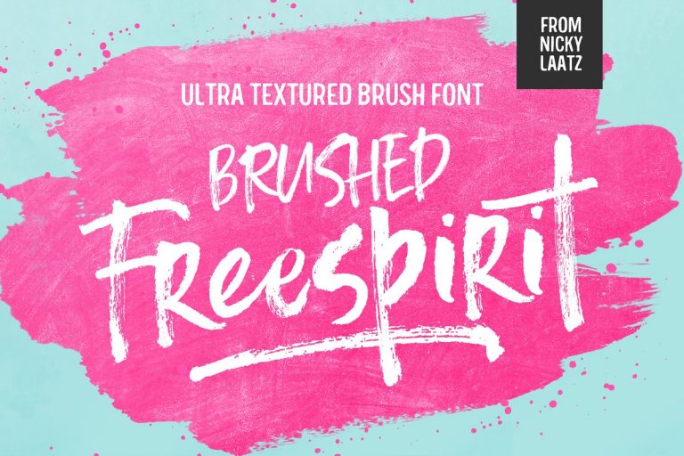 Freespirit Brush Font Family Free Download