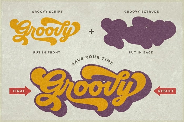 Groovy Retro Font Family Free Download