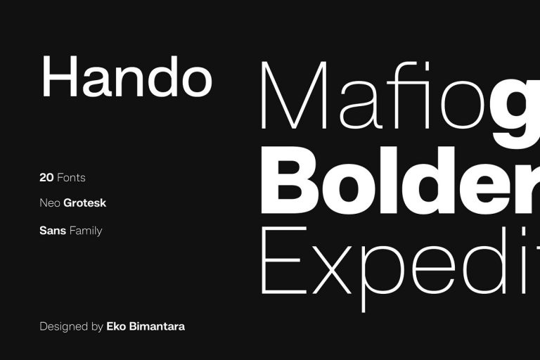 Hando Font Family Free Download