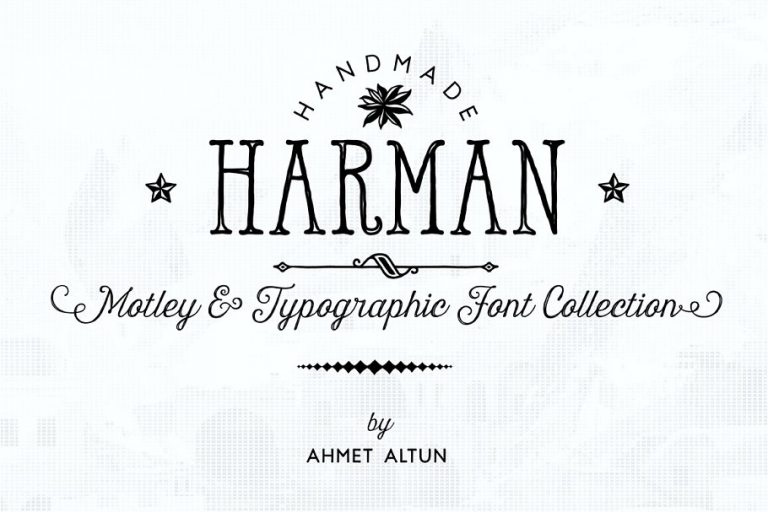 Harman Font Collection Free Download