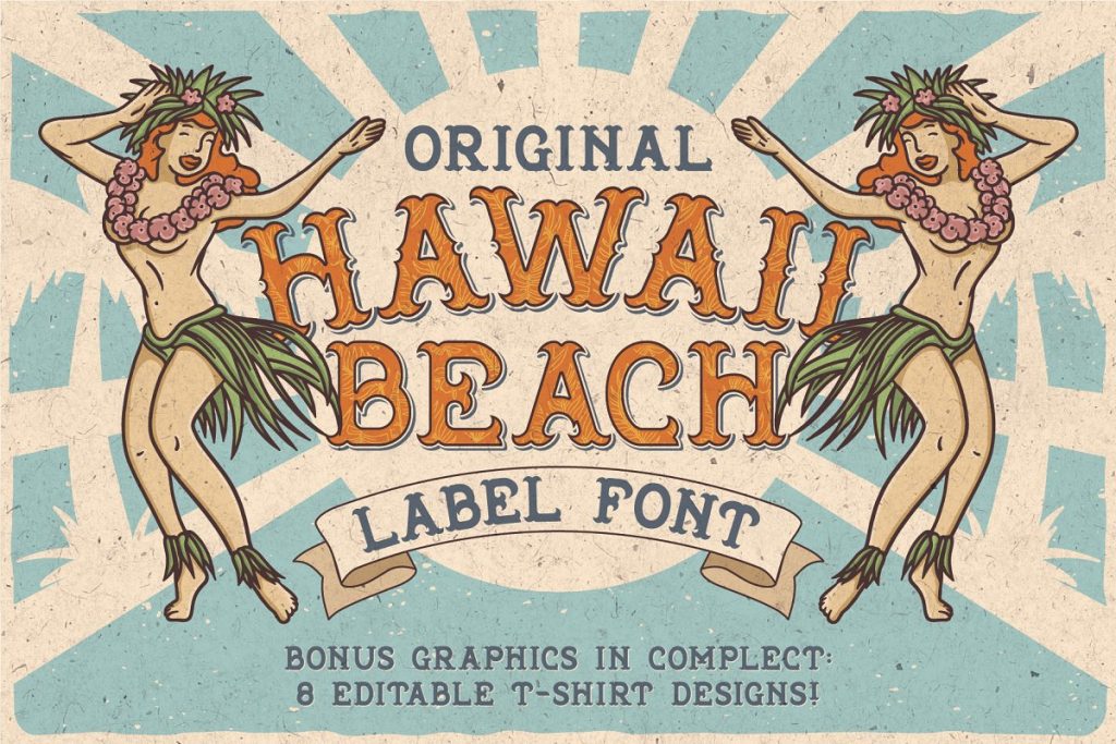 Hawaii Beach Font Free Download 1 - Post