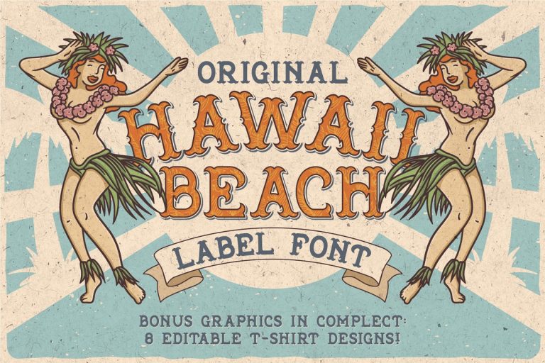 Hawaii Beach Font Family Free Download