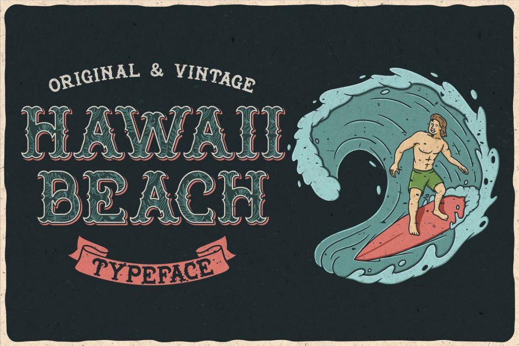 Hawaii Beach Font Free Download 3 - Post