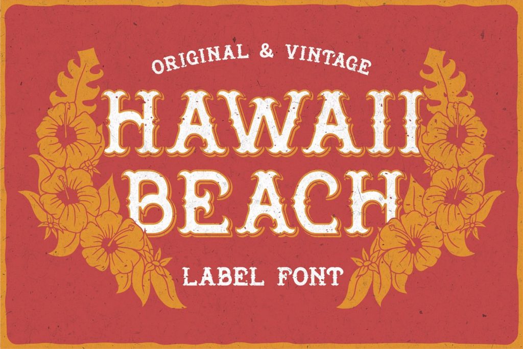 Hawaii Beach Font Free Download 5 - Post