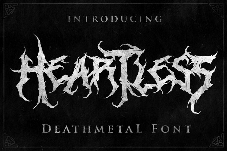 Heartless Font Family Free Download