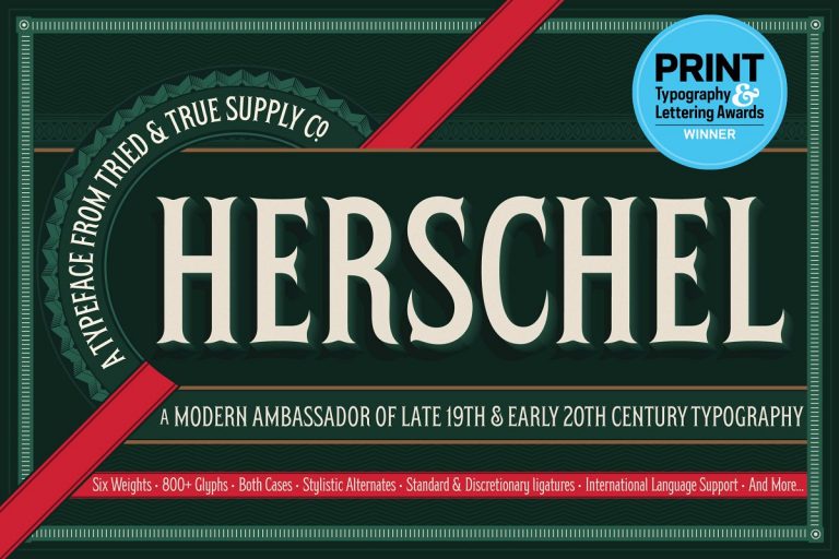 Herschel Font Family Free Download