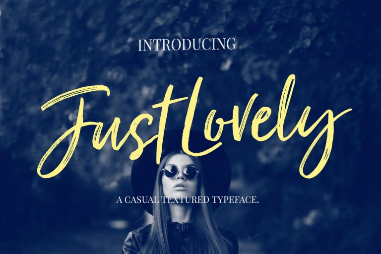 Just Lovely Font Family Free Download