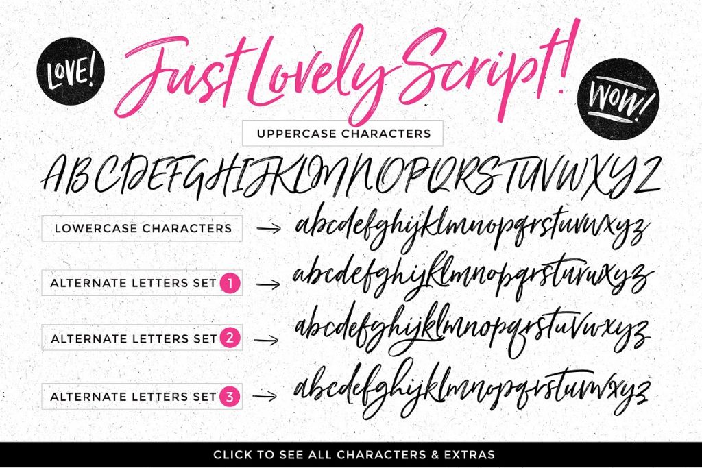 JustLovelyFont 12 - Post