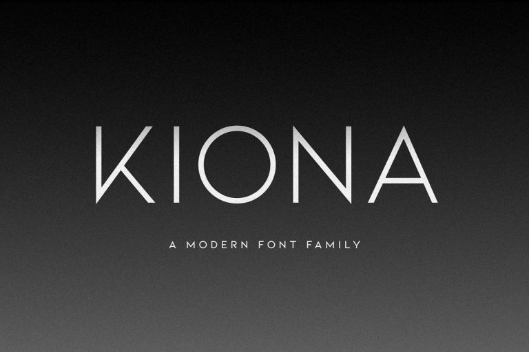KIONA Font Family Free Download