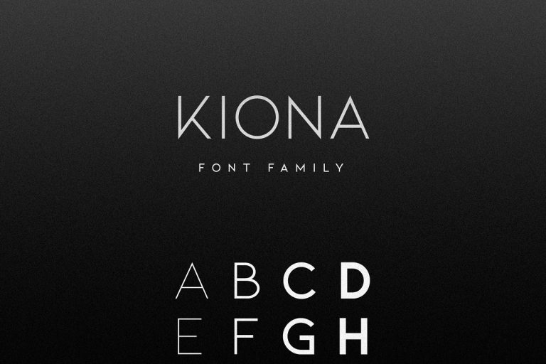 KIONA Font Family Free Download