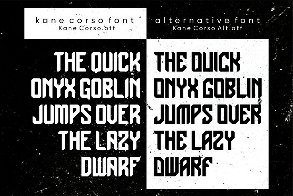 Kane Corso Font Free Download