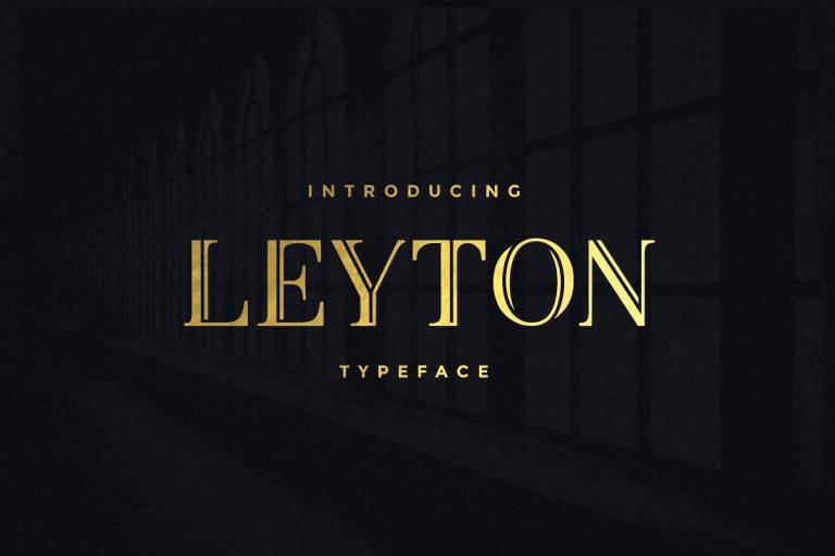 Leyton Typeface Font Family Free Download
