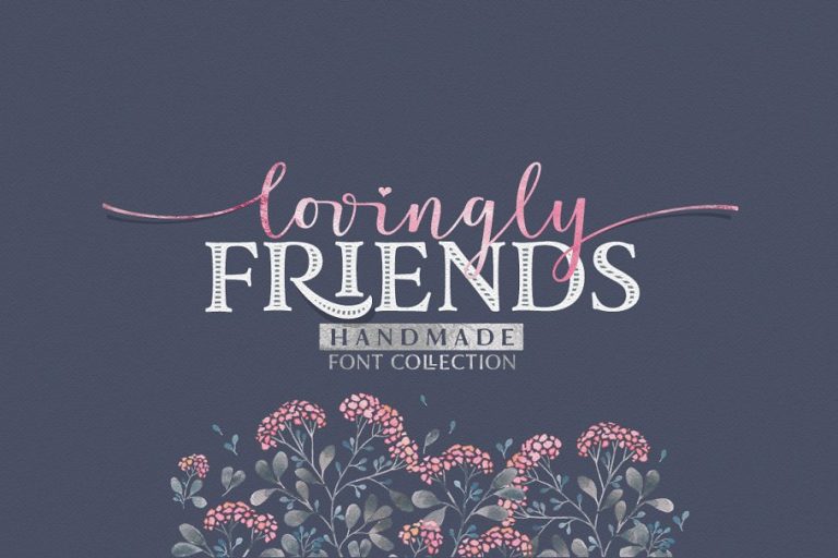 Lovingly Friends Font Family Free Download