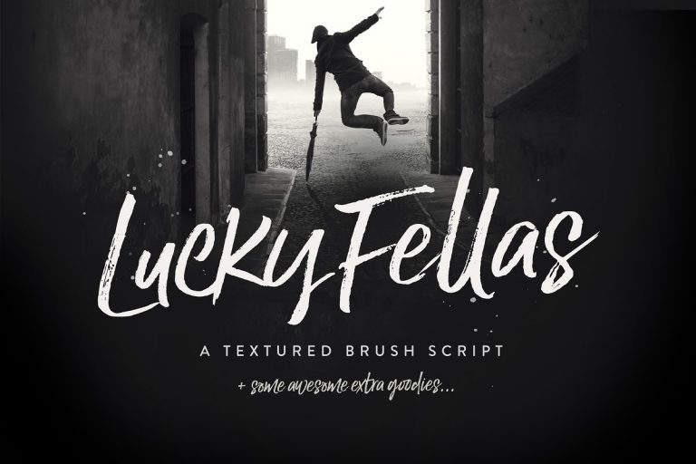 Lucky Fellas Brush Script Font Family Free Download