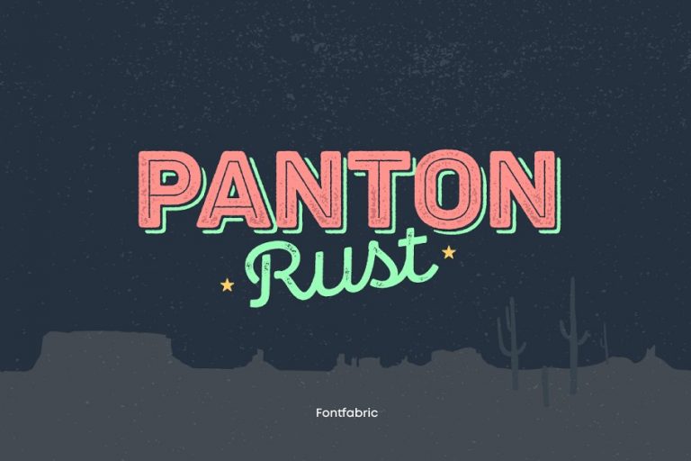 Panton Rust Font Family Free Download