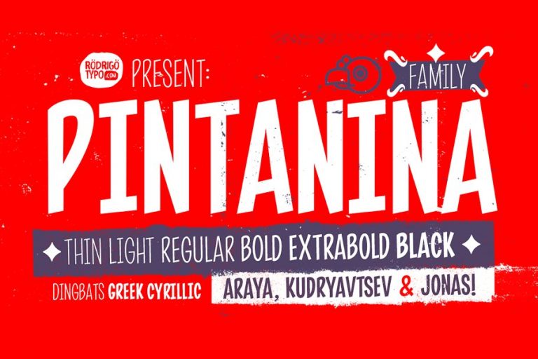 Pintanina Font Family Free Download