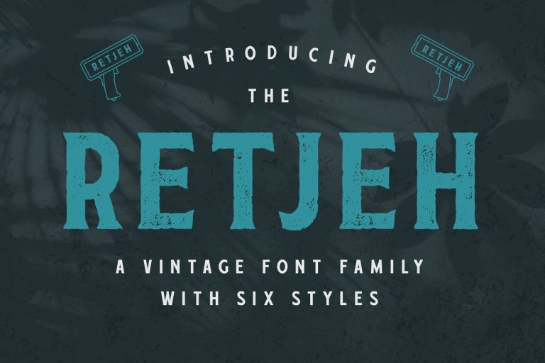 Retjeh Vintage Font Family Free Download