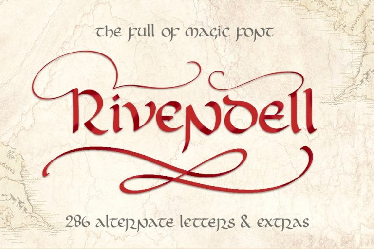 Rivendell Full Magic Font Family Free Download