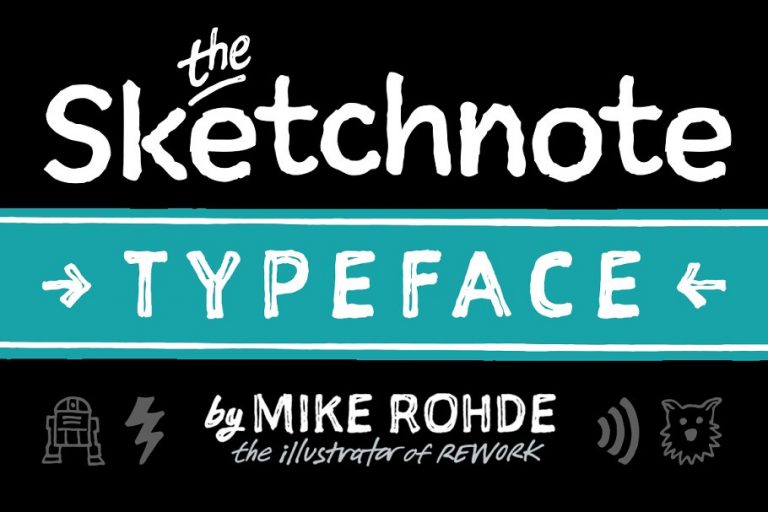 The Sketchnote Full Font Family Free Download