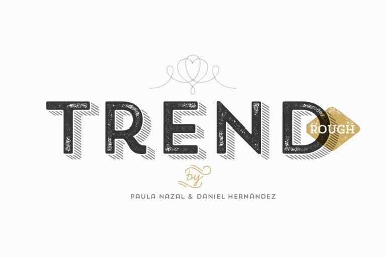 Trend Rough Font Family Free Download