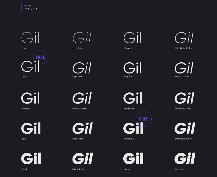 Gilroy Font Family Free Download