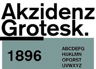 akzidenz grotesk typeface free