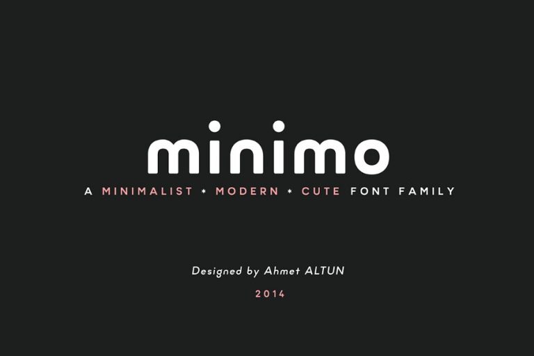 Minimo Font Family Free Download
