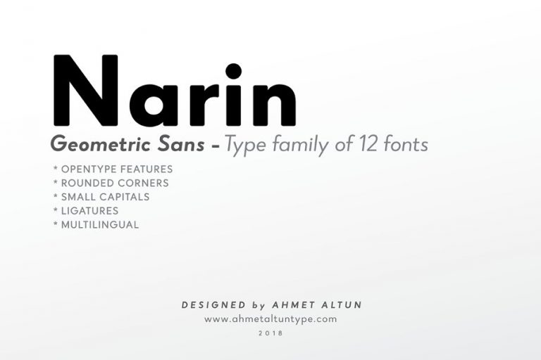 Narin Font Family Free Download