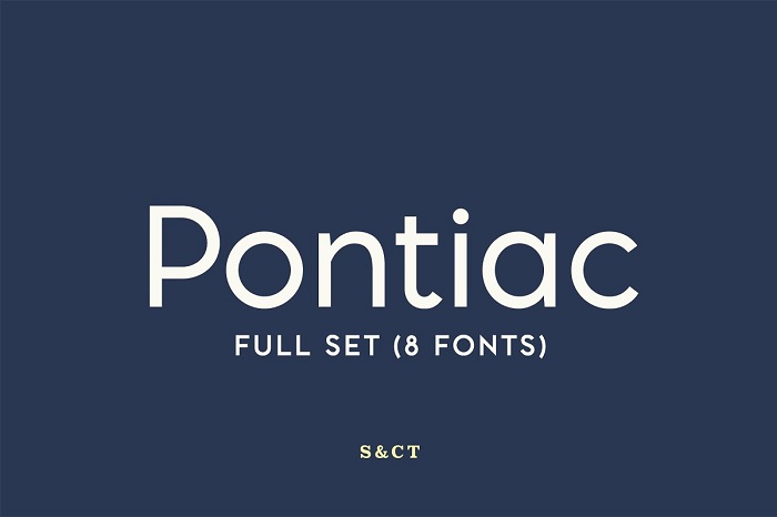 Download Pontiac Font Collection Free Download