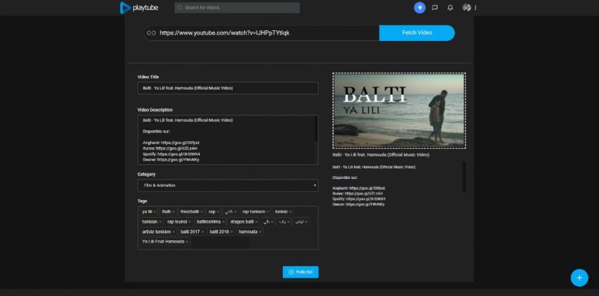 playtube script 8 - Post