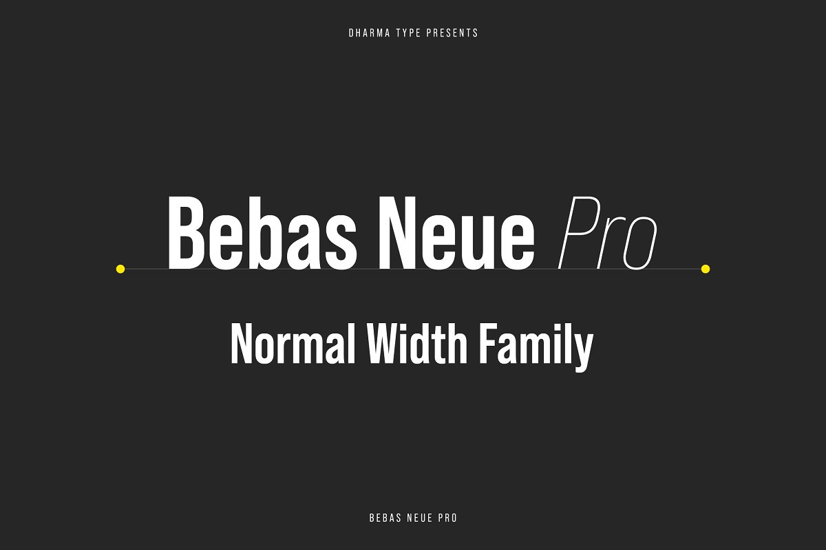 Bebas Neue font