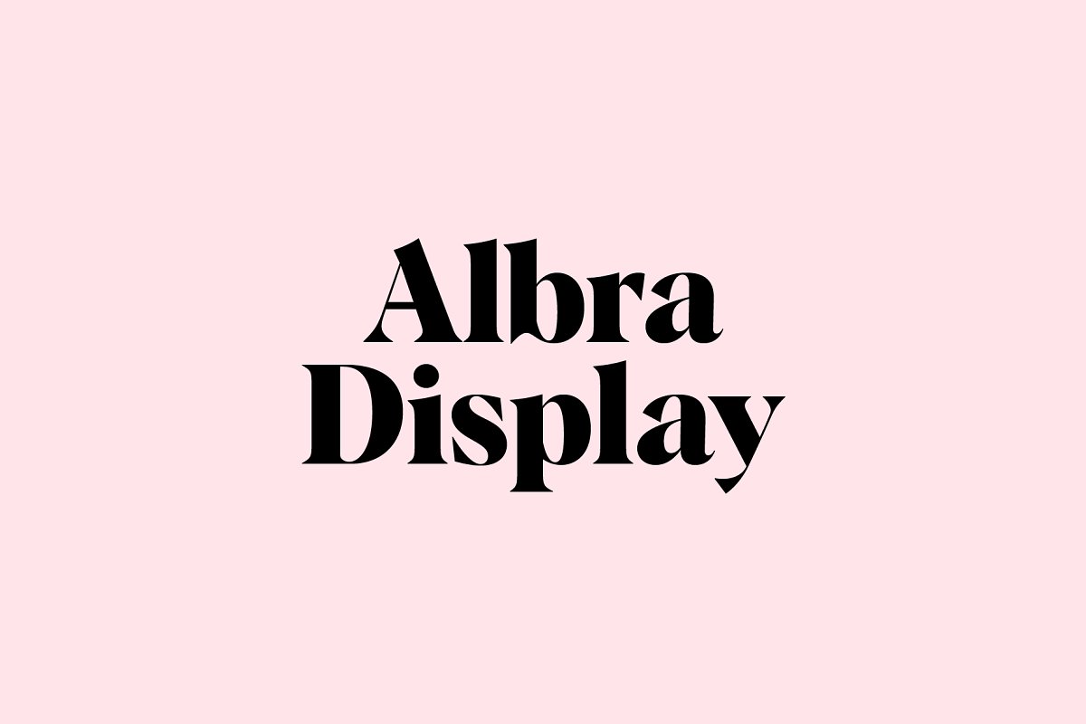 Albra Display Font