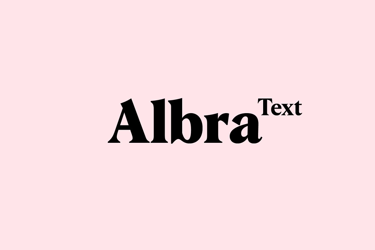 Albra Text Collection Font Free Download