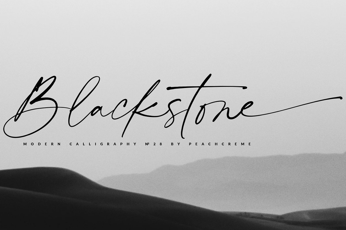 Blackstone Font Family Free Download