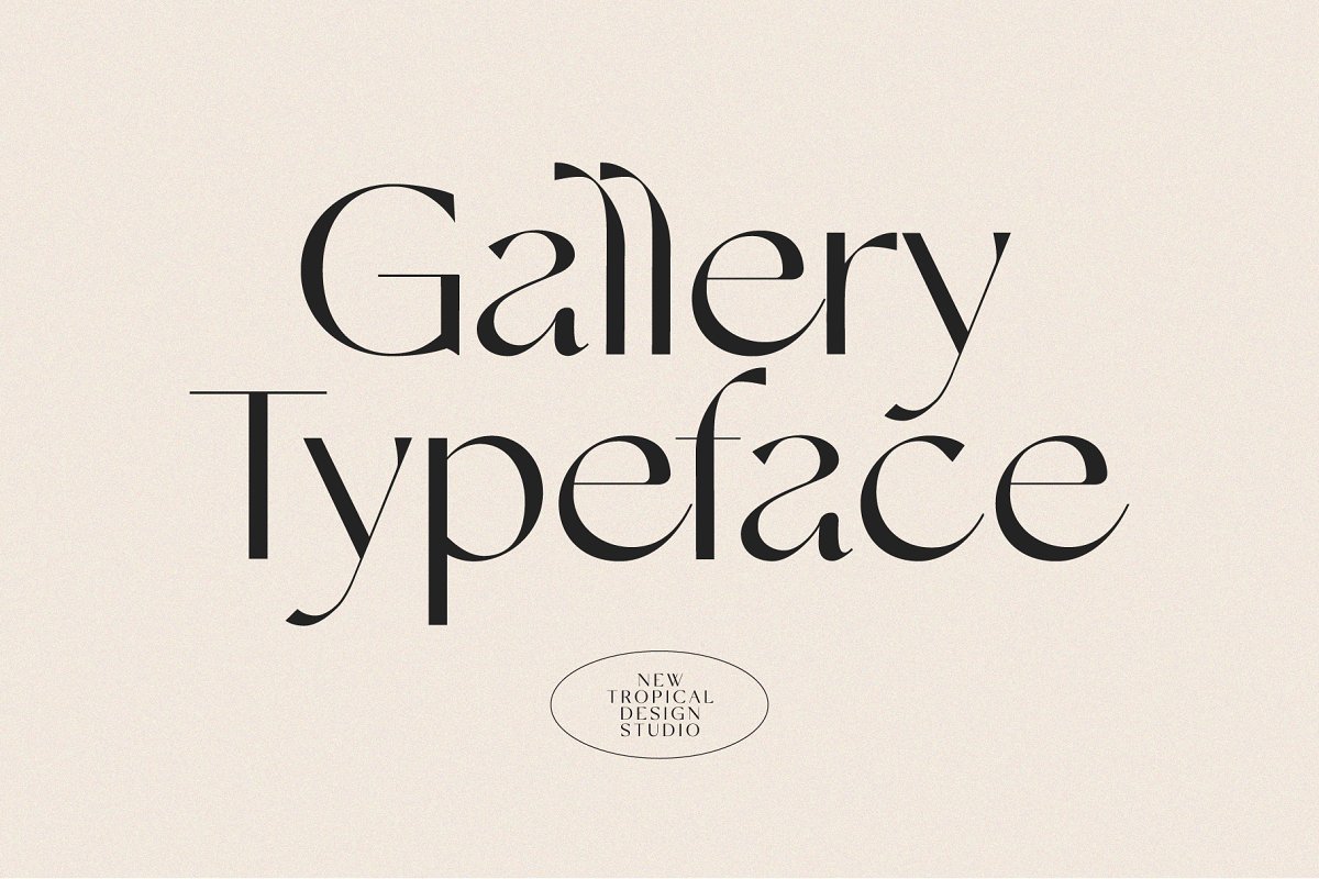 Gallery Modern Font Family Free Download