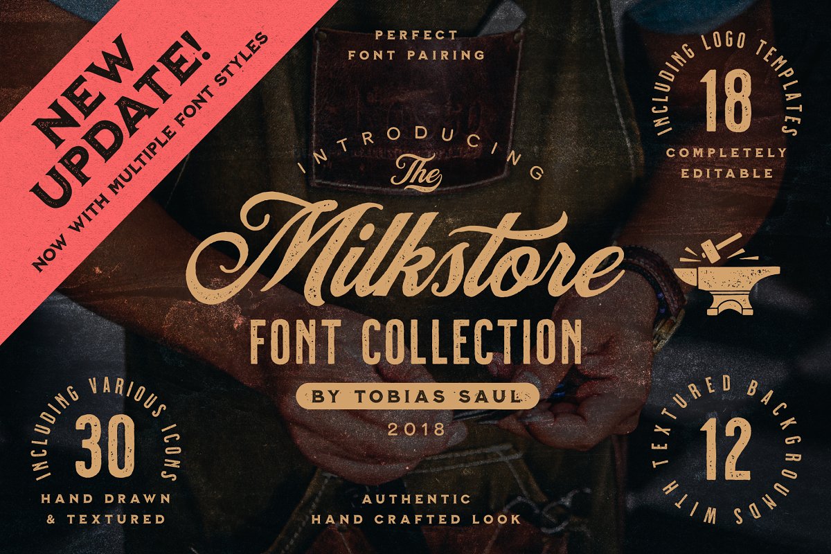 Download Milkstore Font Collection Free download