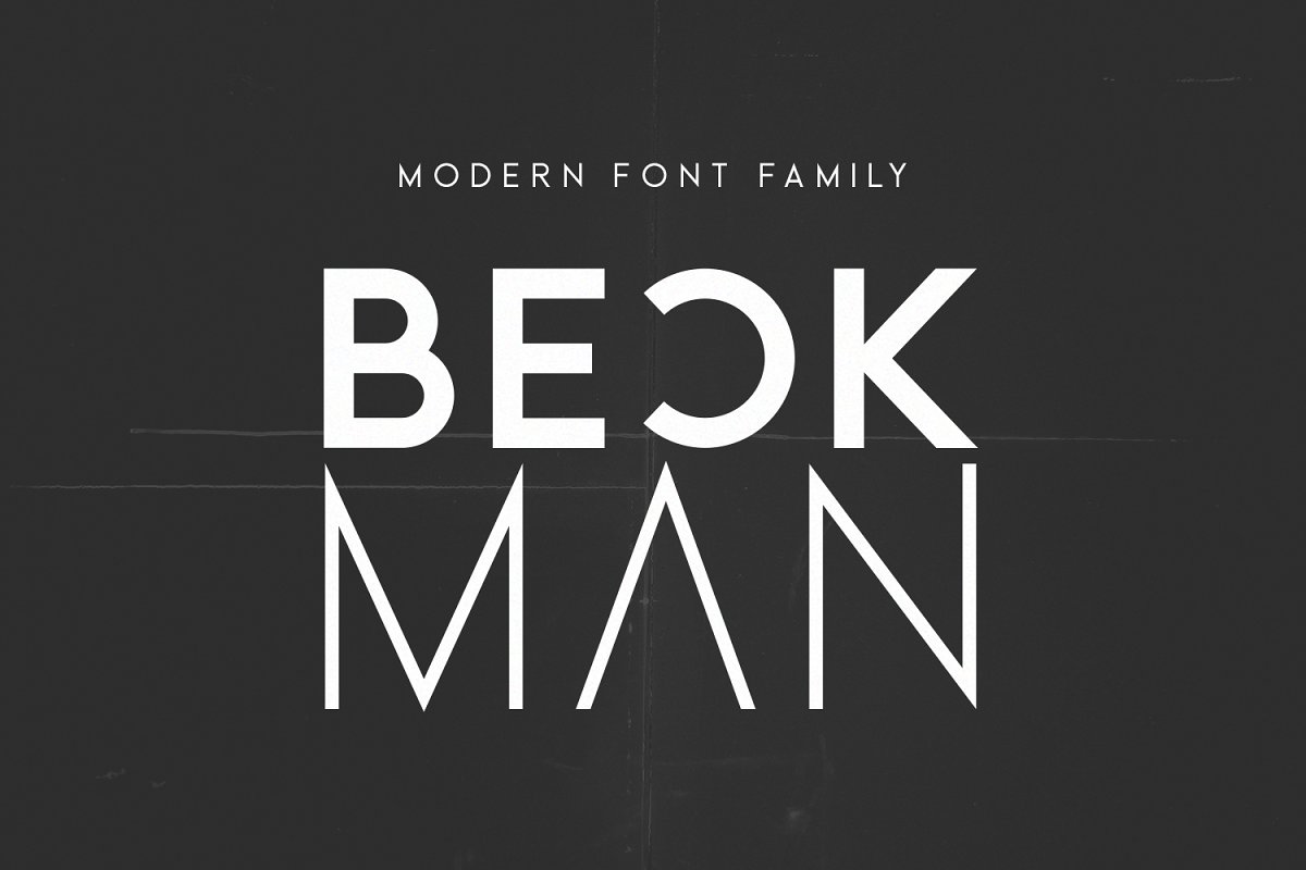 Beckman Font Family Free Download