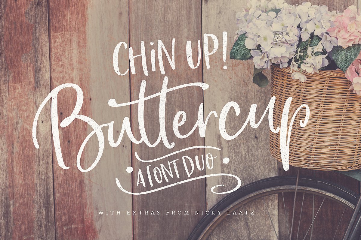 Chin Up Buttercup Font Family Free Download