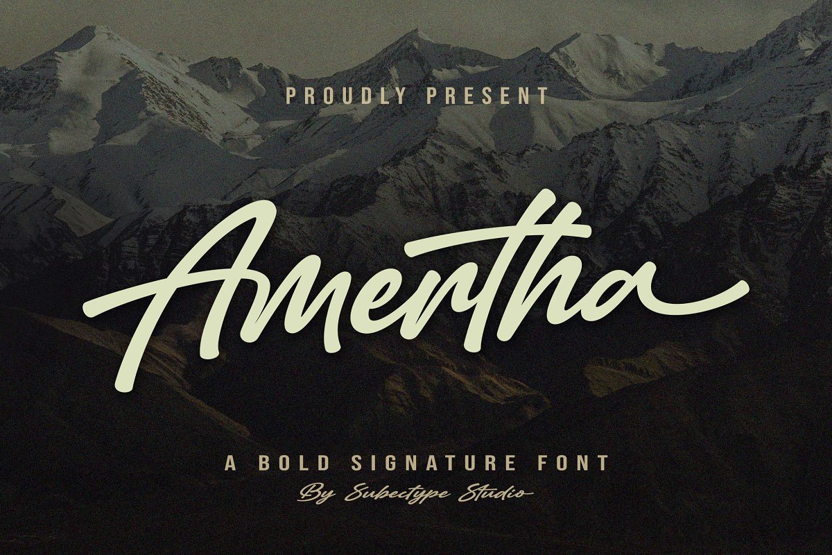 Amertha Font Family Free Download